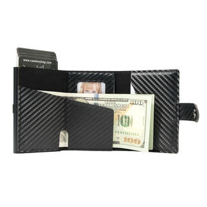 Hot Sale Vintage Style Laser Printing Credit <b>Card</b> Holder Slim PU Leather <b>Card</b> <b>Wallet</b> For Men Women Small MOQ Fast Delivery - Product Image 4