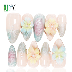 <span class=keywords><strong>Uñas</strong></span> <span class=keywords><strong>Postizas</strong></span> <span class=keywords><strong>de</strong></span> Gel 3D Hechas a Mano <span class=keywords><strong>de</strong></span> Lujo, <span class=keywords><strong>Uñas</strong></span> Acrílicas <span class=keywords><strong>de</strong></span> Diseño Personalizado, <span class=keywords><strong>Uñas</strong></span> Falsas Adhesivas al por Mayor - Product Image 4