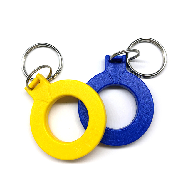 Door Lock Key Fob 13.56MHz UID Rewritable Keyfob 1K FUID Keyfob for Access Control