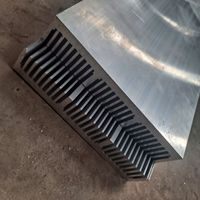 Dissipateur thermique en aluminium d'extrusion personnalisé avec usinage cnc