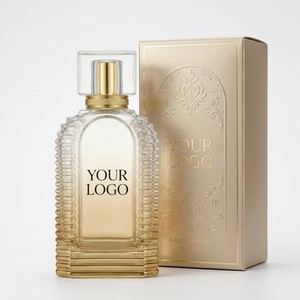 Customizing <strong>Perfume</strong> <strong>for</strong> Wedding Guests Private Label 100ml EDP Gold Ribbed Bottle Thank You Gift <strong>Oud</strong> Vanilla Fragrance Parfum - Product Image 3
