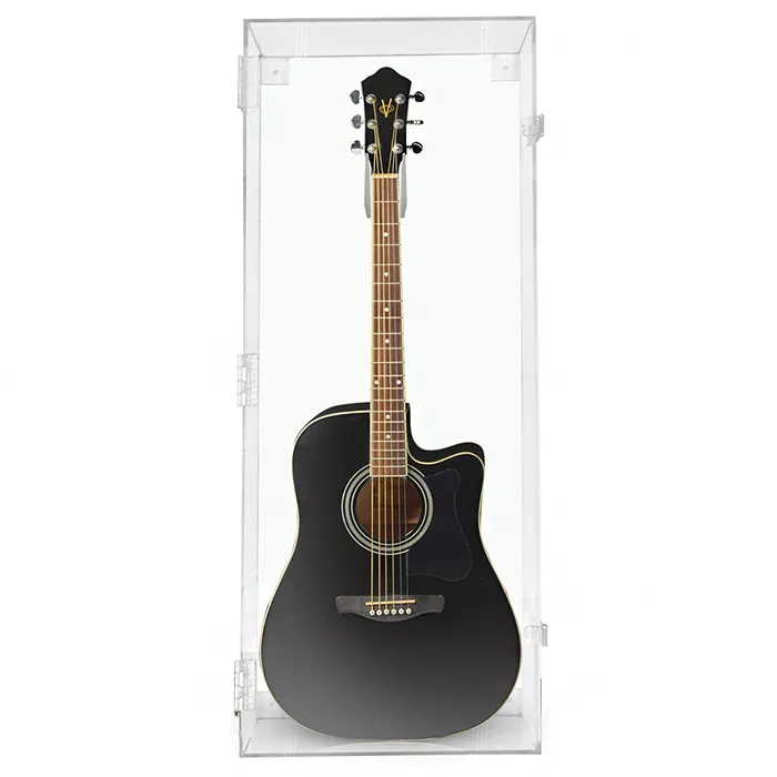 Vetrina per chitarra in acrilico montata a parete espositore per chitarra in acrilico trasparente espositore per chitarra in acrilico