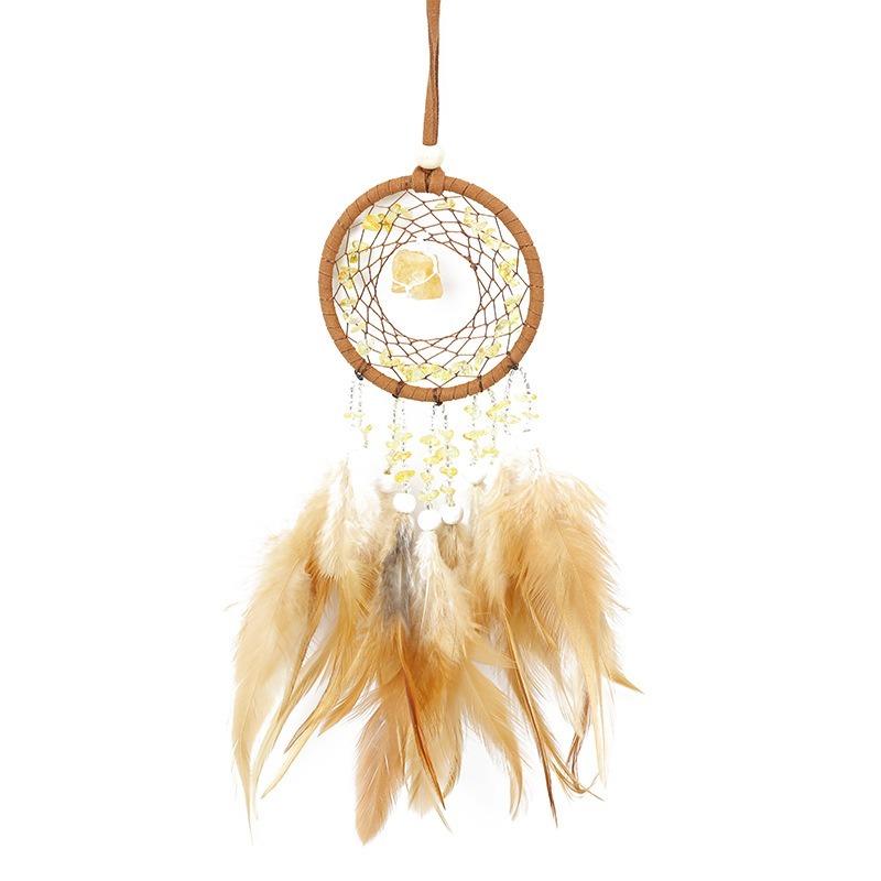 Handmade Feather Craft Hanging Ornament Dreamcatcher