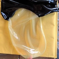 Masque en latex sexy avec fermeture éclair pour jeux de rôle, cosplay, fétichisme, couvre-tête en caoutchouc SM pour adultes