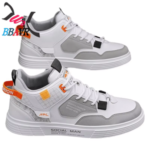 Zapatillas de Lona Blancas de Caña Alta para Hombre 2025, Novedad, Estilo Estudiantil, Modernas, Versátiles, de Malla, para Deporte y Ocio, Ideales para Primavera e Invierno - Product Image 5
