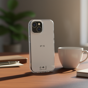 เคสโทรศัพท์ใสพร้อมขอบกันลื่นสำหรับไอโฟน 15 โปรแม็กซ์ - Product Image 3