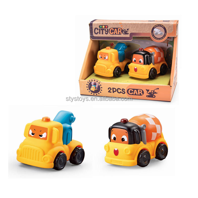 Mini Assorted Construction Car Toys Pull Sliding Cars Engineering