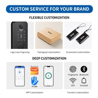 Serrure numérique antivol OYO Gate avec code, pêne dormant, carte RFID, serrure intelligente de haute qualité avec empreinte digitale et clavier pour porte en aluminium