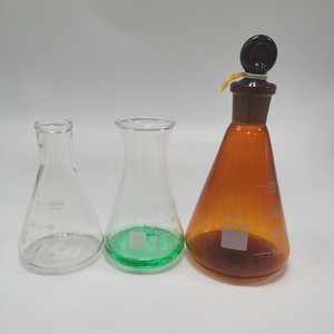250ml 500ml 1000ml thủy tinh hình nón Flask với một mặt đất trong nắp thủy tinh Sôi erlenmeyer - Product Image 6