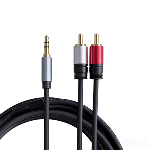 Cable de Audio de 3.5mm a 2 Conectores <span class=keywords><strong>RCA</strong></span>, Varias Longitudes, Venta al Por Mayor de Fábrica - Product Image 2