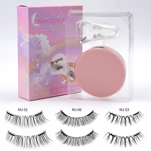 ขนตาแม่เหล็กควอนตัมแบบใหม่ง่ายต่อการสวมใส่ขนตาแม่เหล็กแบบนุ่มไม่มีกาวไม่มีอายไลเนอร์แบบไม่ต้องใช้กาว - Product Image 5