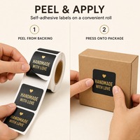 Étiquettes autocollantes personnalisées pour fabricants, impression de logo de marque privée, étanches, en rouleau, formes multiples, emballage sur mesure
