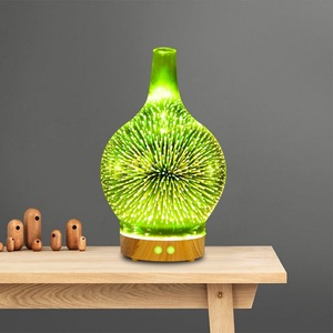 Trending New Glass Incense Purification <b>Diffuser</b> Night Light Essential Oil Atomizing Luxury Electric <b>Diffuser</b> for Home Office - Product Image 3