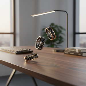 Anillo Inteligente SR16 de Acero Inoxidable con Pantalla, Contador de Pasos, Compartimento de Carga, Control de Gestos y Monitoreo de Calidad del Sueño - Product Image 5