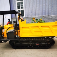 Top-Angebot 0,8t & 1t Mini-Raupendumper mit Yuchai-Motor und Kernkomponenten wie Motor und Pumpe – Mini-Muldenkipper zum Verkauf