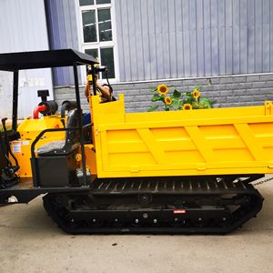 Распродажа, 0,8-тонный и 1-тонный мини-гусеничный Самосвал Yuchai, погрузчик с двигателем с сердечником и компонентами насоса, мини-самосвал для продажи - Product Image 2