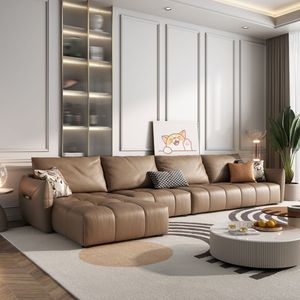 Wholesale Genuine Leather <strong>l</strong> <strong>Shape</strong> <strong>Sofa</strong> Furniture Modern Design <strong>Sofa</strong> Furniture Made in Italy Living Room - Product Image 6