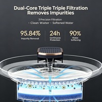 Fontaine à eau automatique pour animaux de compagnie, 3L, alimentée par batterie, USB, étanche, pour chiens et chats, distributeur d'eau pour animaux de compagnie d'intérieur