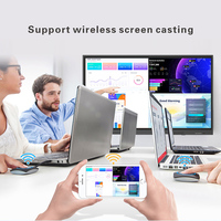 Pizarra Interactiva 4K Ultra HD de 55 Pulgadas, PC Todo en Uno, Tableta para Conferencias, Táctil de 20 Puntos, Intel Core I3/i5/i7 (4ª-13ª Generación)