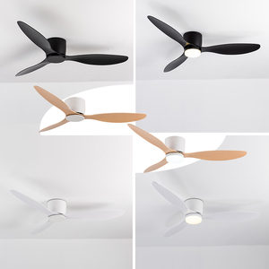 Hiện Đại Trang Trí Thương Mại Giá Rẻ Giá Trong Nhà Thông Minh Giả Điện Cieling Fan 3 ABS Lưỡi DC Động Cơ Điều Khiển Từ Xa Fan Trần - Product Image 4