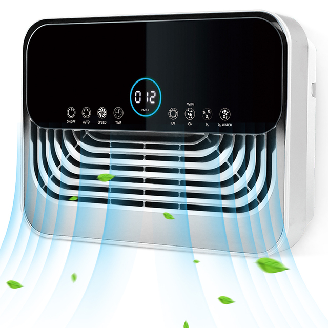 Multi Function Air Purifier with Adjustable Fan Speeds and Timed Settings Desktop Wall-Mount Smart Core Air Purifier