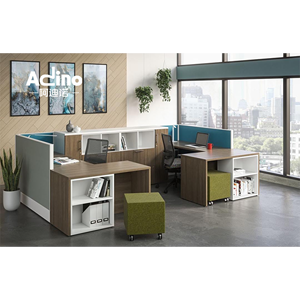 Estación DE TRABAJO modular <span class=keywords><strong>Adino</strong></span> Office Design con escritorios enfrentados Estaciones DE TRABAJO cara a cara Escritorios Enfrentados Panel Workstation - Product Image 6