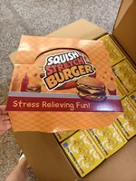 Jumbo Hamburger Big Squeeze Ball Trending Selection Slow Rebound Fidget Toy Giant Hamburger Squeeze Toy