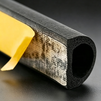 Bande d'étanchéité en mousse de caoutchouc EPDM autocollante, durable, de conception la plus récente, pour les interstices des portes et des fenêtres