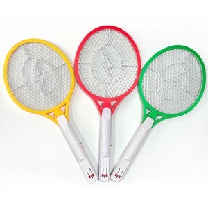 Raquette anti-moustiques électrique rechargeable en plastique solide avec grande surface en maille, fonction de répulsion et d'élimination des insectes - Product Image 4