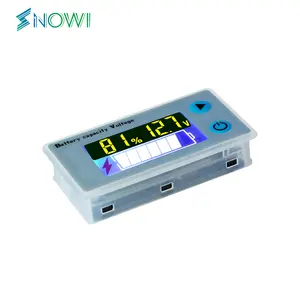 JS-C33 12v 24v 36v 48v ácido digital monitor de bateria de lítio, chumbo, indicador da capacidade, medidor de voltímetro, 3s-20s