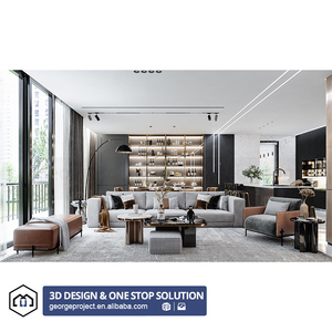 Dịch vụ vẽ thiết kế biệt thự nhà thiết kế nội thất nhà cung cấp vật liệu xây dựng một cửa dự án khu dân cư USA - Product Image 2