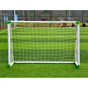 XY-S182A A Buon Mercato 6x4ft 6 'x 4' Portatile Calcio calcio Goal Post con Netto per I Bambini Da Giardino Partita di Formazione pratica