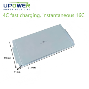 ULi 3.7V GBT 58Ah 214.6Wh NMC Sel Pouch Lithium Ion Semi-solid State Isi Ulang 3000 Siklus -20~65C Tenaga Surya/Elektrik Forklift - Product Image 2