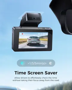 AZDOME M63 Lite Caméra de voiture GPS (en option) 4K Dashcam avant et arrière double caméra 2K + 1080P Wifi Dash Cam enregistreur vidéo de conduite