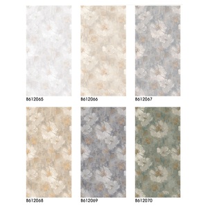 Decorazione personalizzata stile francese in gres porcellanato in ceramica per <span class=keywords><strong>piastrelle</strong></span> da cucina arte della parete <span class=keywords><strong>con</strong></span> Design floreale - Product Image 1