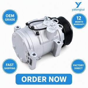 Compresor de <span class=keywords><strong>Aire</strong></span> <span class=keywords><strong>Acondicionado</strong></span> para Automóvil Toyota Tacoma 2.7 4.0 V6 2005 2015 OE 88320 04060 0610221 10348090 Polea 7PK 120mm - Product Image 6