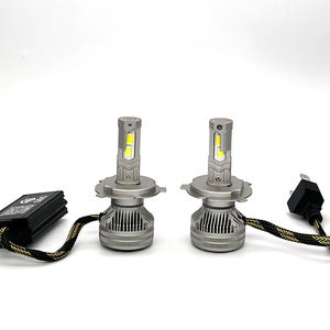 Bombilla de faros Led inteligente con Control de aplicación, colores ajustables, 2-75W, Led H1 H3 H4 H11 9006 9005 9012 H7, faros Led - Product Image 5