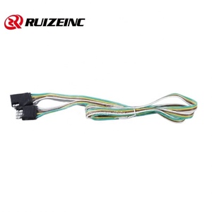 Usine Pvc isolé cordon quatre couleurs connexion d'alimentation câble d'extension en gros - Product Image 4