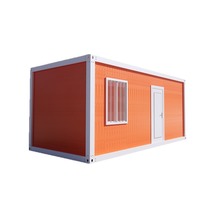Maisonnette Moderne Personnalisée avec Cuisine et Salle de Bain, Extensible comme une Maison Conteneur 20ft 40ft avec Terrasse, Prête pour l'Europe