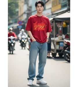 Camiseta informal unisex Celebración del Día DE LA Independencia de Vietnam Suministro al por mayor Tela de punto de impresión personalizada Precio de fábrica 95% - Product Image 1