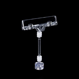 Clips de Plástico para Etiquetas de Precios, Ecológicos, Personalizables, de Doble Cara, para Publicidad en Supermercados - Product Image 2