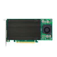 LINKREAL, fábrica de 3,0 PCIe X16 M.2 NVMe SSD, controlador de interruptor, tarjeta adaptadora, cuádruple para escritorio en Stock
