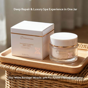 Crème Visage Fermentée de Luxe au Pro-Xylane 30% Anti-Âge Hydratant Premium Parfum Bois d'Agar et Rose pour Coffret Cadeau de Fêtes - Product Image 3