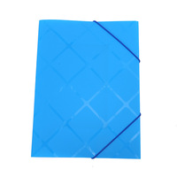 Carpeta de Archivo A4 de PP Personalizada, con Banda Elástica, Diseño Fijo, Marca Cx, Modelo 1021-05, Suministro Directo del Fabricante, Impresión de Logotipo