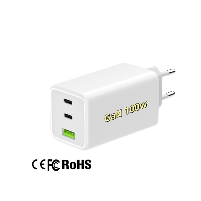 100w Gan Tech Pd Charger Pd3.1 100w 30w Pd3.0 Qc 30w Fast Charger for Macbook Pro for Ipad for Mobile Phone