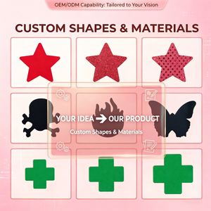 Cubrepezones Holográficos con Logotipo Personalizado, Fabricante OEM ODM de Marca Privada, 19 Años de Experiencia, Alto Rendimiento - Product Image 4