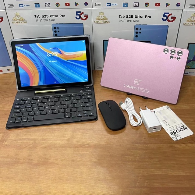 New Original Smart King Tab S25 Ultra Pro Tablet 10.1inch IPS LCD Screen 32GB Dual SIM WiFi Entertainment Android Tablet PC