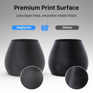 Filament Magforms <span class=keywords><strong>Pla</strong></span>-<span class=keywords><strong>cf</strong></span> FDM pour imprimante 3D, 1,75 mm, noir, fibre de carbone, filament <span class=keywords><strong>Pla</strong></span> <span class=keywords><strong>Cf</strong></span> pour Bambulab - Product Image 4