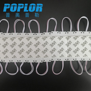 โมดูลหล่อขึ้นรูปด้วยไฟฟ้า Poplor Led 3 ดวง 220V หลายสี รูปทรงสี่เหลี่ยมผืนผ้า ติดตั้งง่าย สำหรับไฟป้าย - Product Image 2