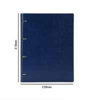 Tomoe rivière papier cahier cahier couverture rigide lin journal cahier cadeaux promotionnels couleur noire bord a4 spirale papier grille
